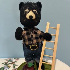 NWT Annalee Collector Apple picking Papa Bear